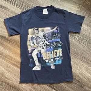Justin Bieber Believe Tour‎ Shirt Size Small 2013 Graphic Pop Music